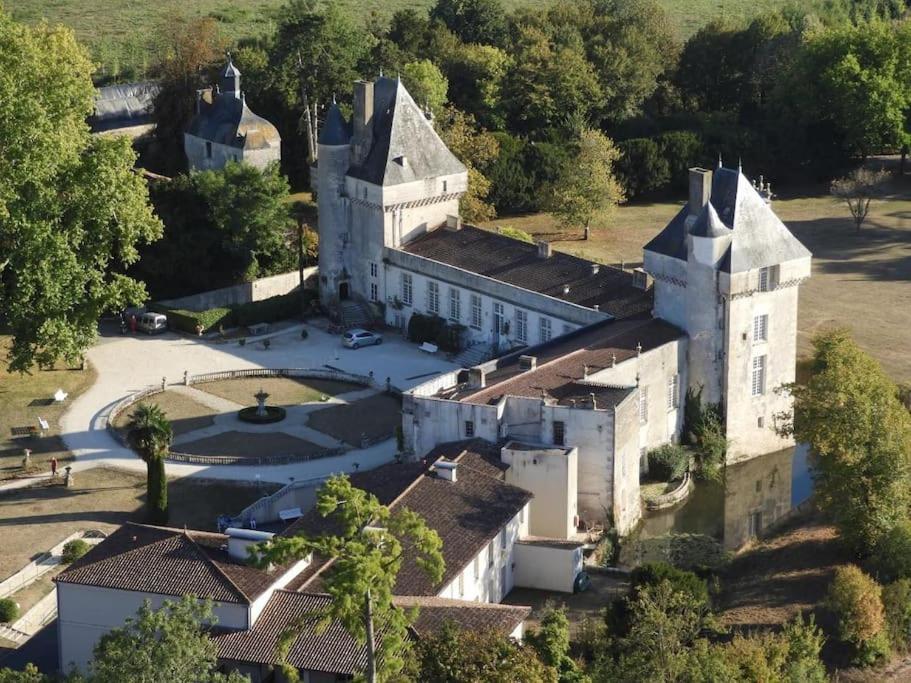 Chateau De Mornay Saint-Pierre-de-l'Isle Buitenkant foto